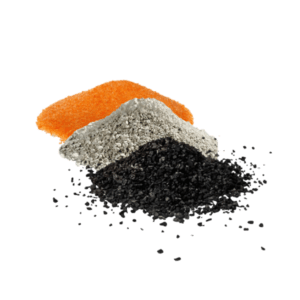 zeolita carbón activado resina catiónica ablandador